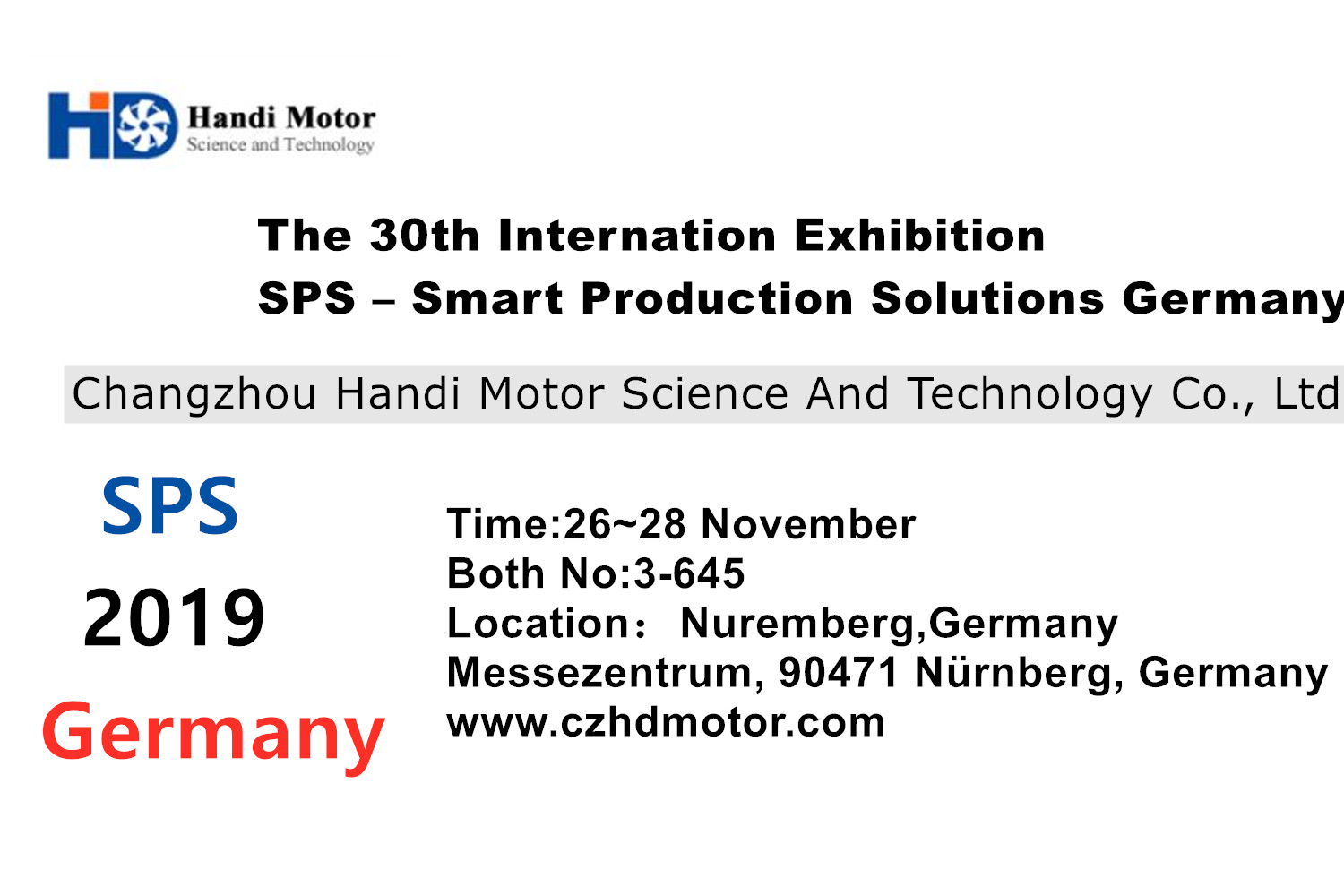 Welcome to SPS – Smart Production Solutions German